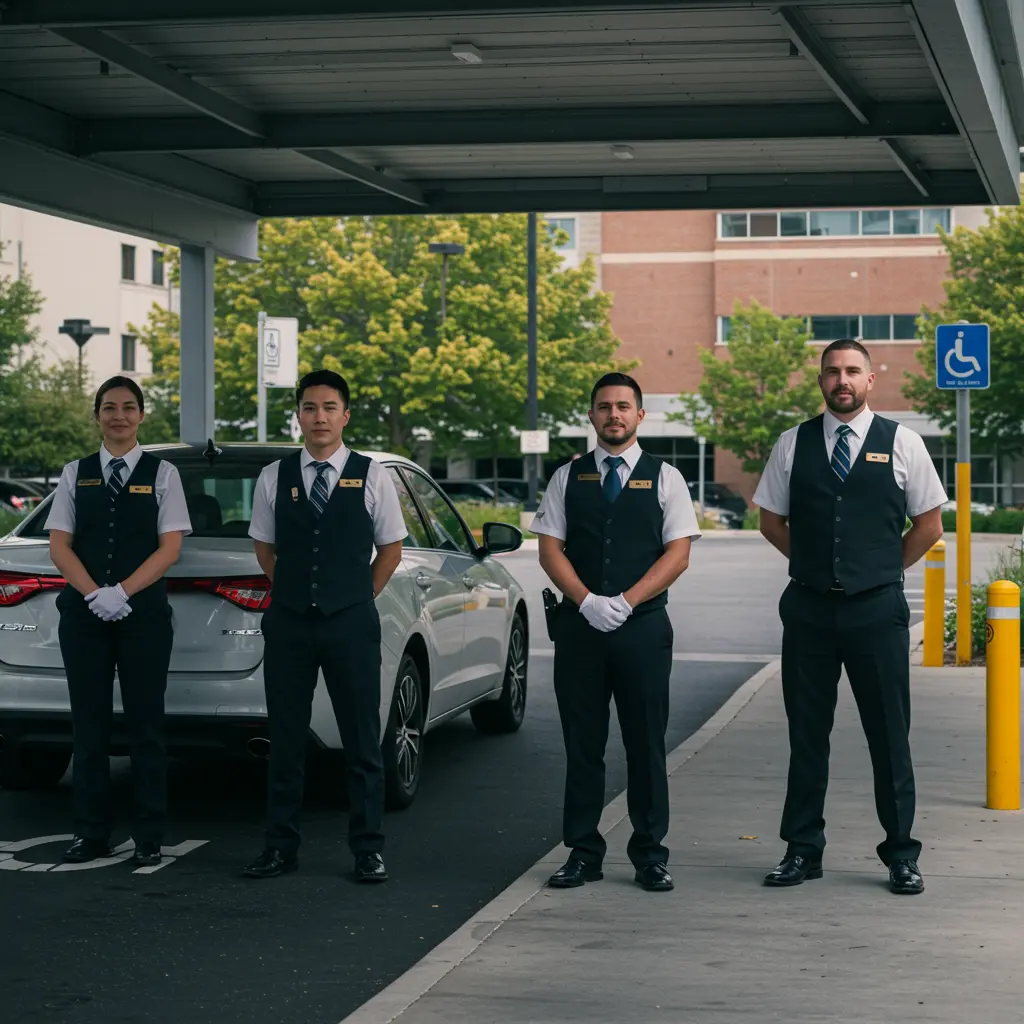 Hospitals valet service